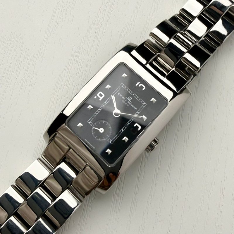 Baume mercier Tank Geneve Subsecond Black😎🔥