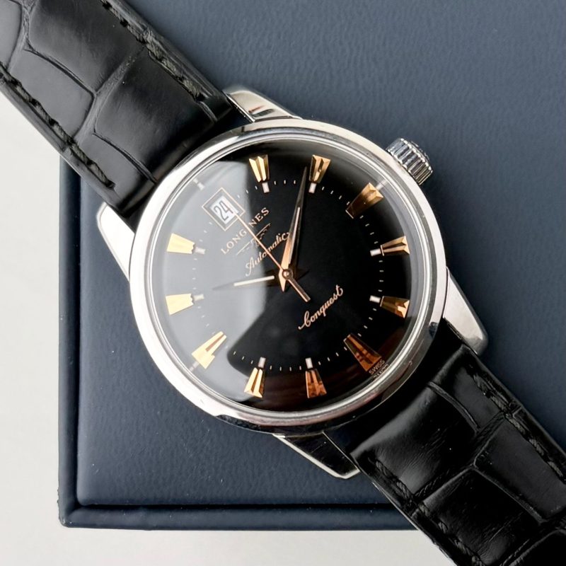 Longines Conquest Heritage Black🔥
