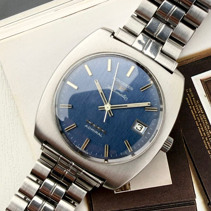Longines Admiral 5 Stars Blue Vintage
