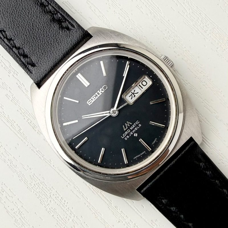 Seiko Lord Matic C-Shape Deep Blue Dial