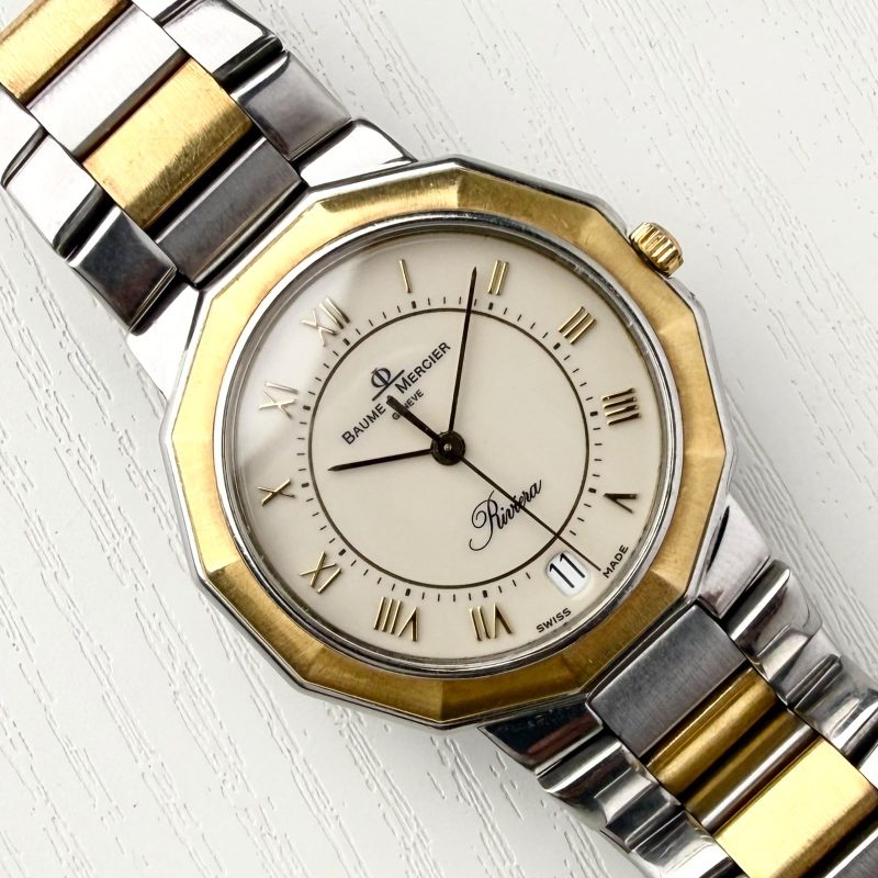 Baume Mrcier Riveria Cream Roman Twotone💫