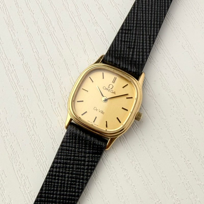 Omega De Ville Ladies Square Gold Vintage✨