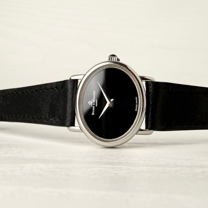 Baume Mrcier Ladies Black Onyx Dial Vintage