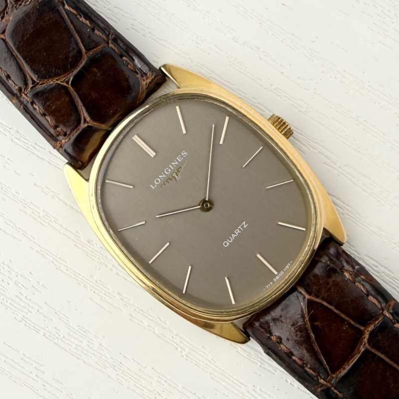 Longines C-Shape Brown Gold Vintage💫