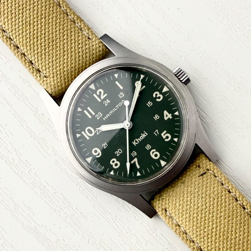 Hamilton khaki field Green Dial Vintage😎🔥