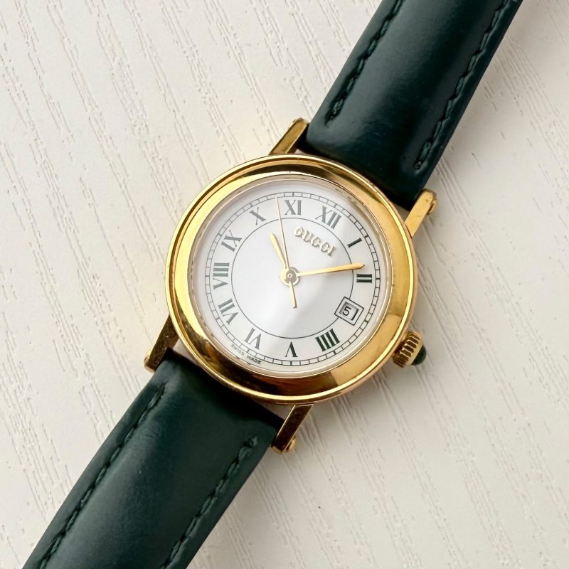 Gc Round Green Roman White Dial💚✨